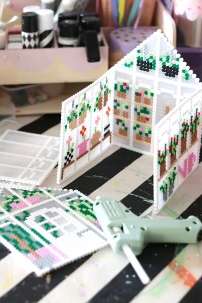 Pärlmönster VÄXTHUS 3D - Bild 7