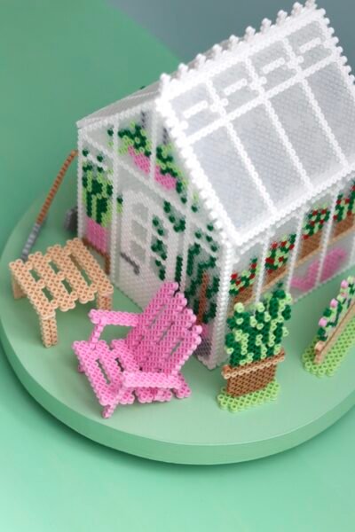 Pärlmönster VÄXTHUS 3D - Bild 14