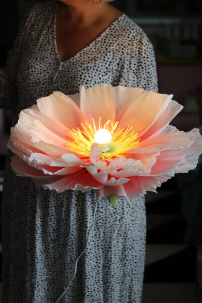 BLOMLAMPA DIY-Beskrivning och mallar - Bild 7