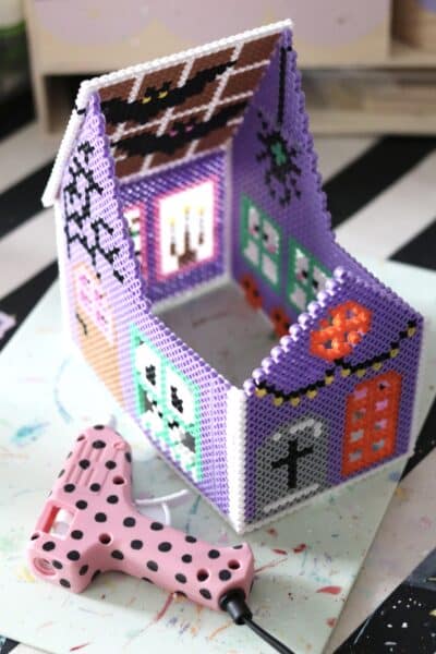 Pärlmönster HALLOWEENHUS 3 D - Bild 8