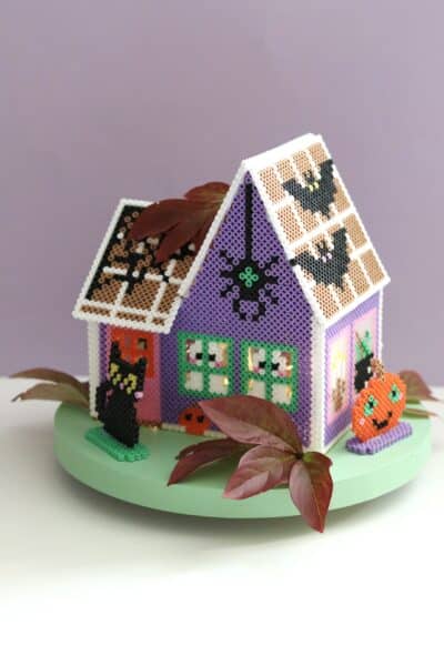 Pärlmönster HALLOWEENHUS 3 D - Bild 5