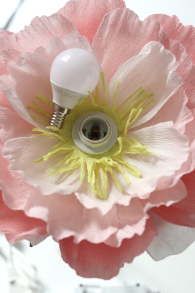 BORDSLAMPA BLOMMA DIY-Beskrivning och mallar - Bild 11