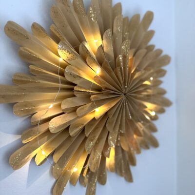 JULSTJÄRNA DIY-Beskrivning och mallar