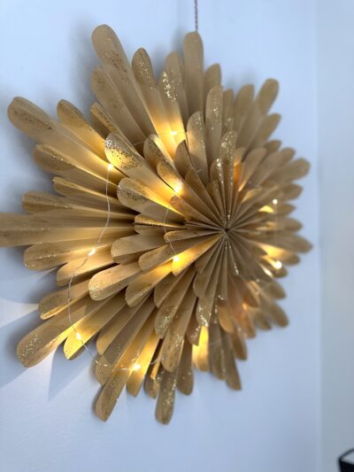 JULSTJÄRNA DIY-Beskrivning och mallar