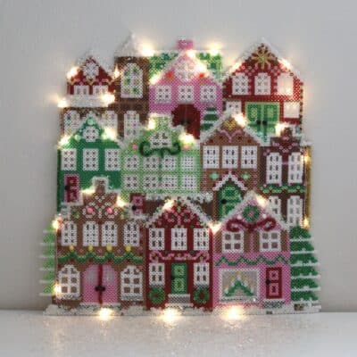 Pärlmönster STOR JULSTAD