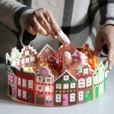 Pärlmönster RUND JULSTAD